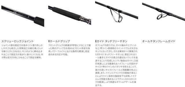 シマノ 25 オシアプラッガー リミテッド S82XH / オフショア
