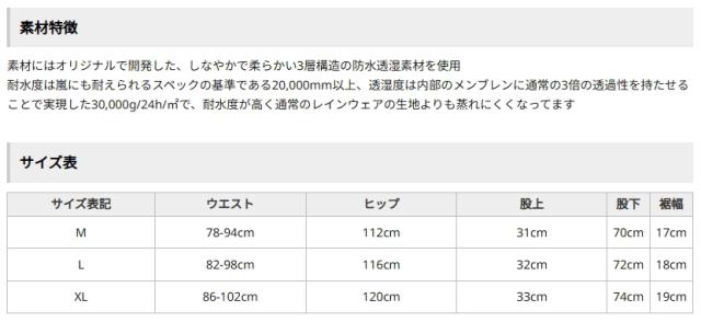 アブ ガルシア Abu x LK リミテッド 3レイヤー ウォータープルーフパンツ ブラック Mサイズ / abugarcia_2