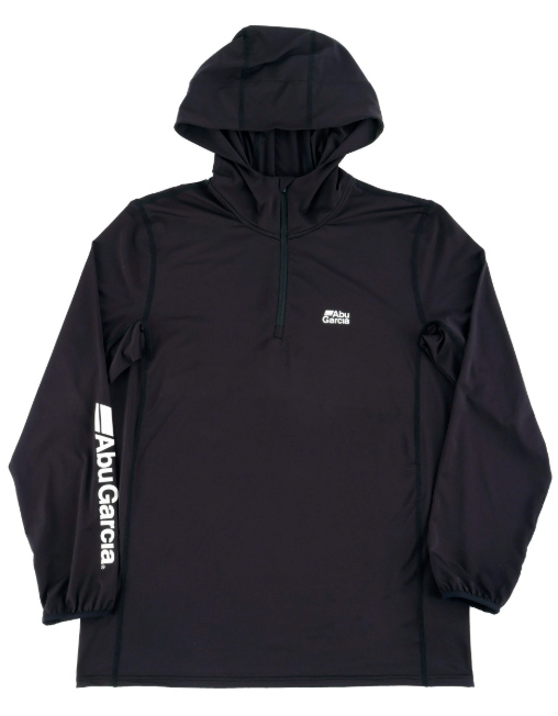 アブガルシア バグオフ アイスドライUVフーディー Lサイズ ブラック / ウェア abugarcia