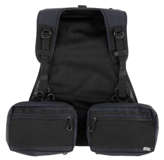 アブガルシア マウンテンストリーム FW フィッシングベスト フリーサイズ ブラック / ウェア abugarcia