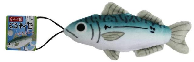 のびおさかな ストラップ #サバ / カワチ 釣り お魚 フィッシュ