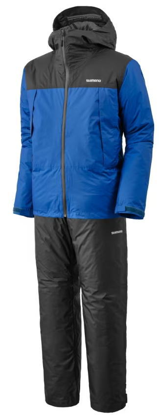 シマノ ベーシックインサレーション レインスーツ 01 RB-057X WMサイズ ブルー / レインウェア shimano 釣具