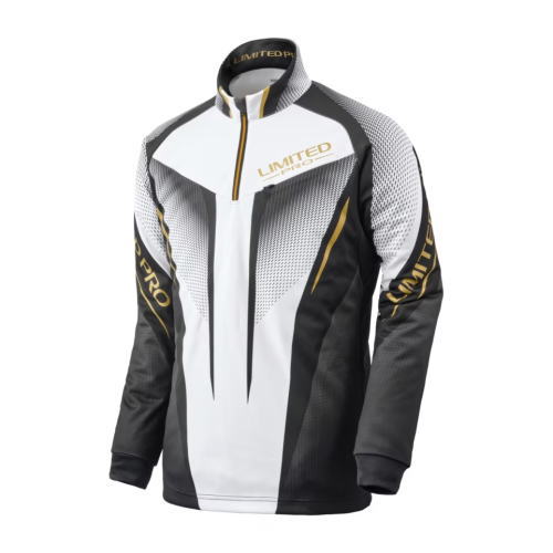 シマノ リミテッドプロ ハーフジップ ウォームシャツ SH-110X リミテッドホワイト Mサイズ / ウェア 釣具 shimano