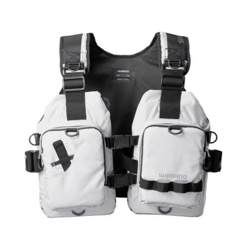 シマノ ゲームベストライト VF-068T ライトグレー フリー / 救命具 ライフジャケット 釣具 shimano