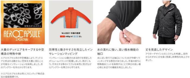 シマノ アクティブインサレーション ジャケット WJ-055Y ネイビー WMサイズ / ウェア 釣具 shimano_1