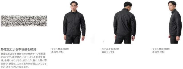 シマノ アクティブインサレーション ジャケット WJ-055Y ネイビー WMサイズ / ウェア 釣具 shimano_2