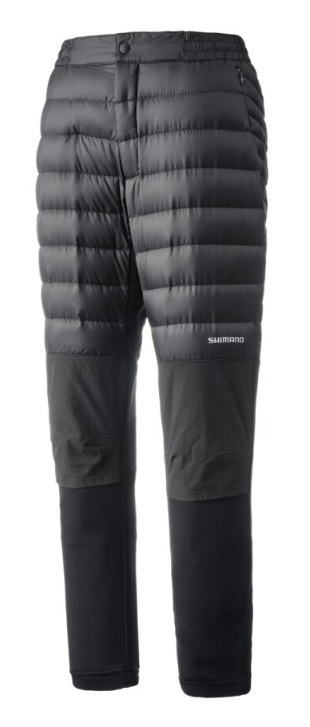 シマノ ハイブリッド ダウンパンツ WP-052X リアルブラック WMサイズ / ウェア shimano 釣具