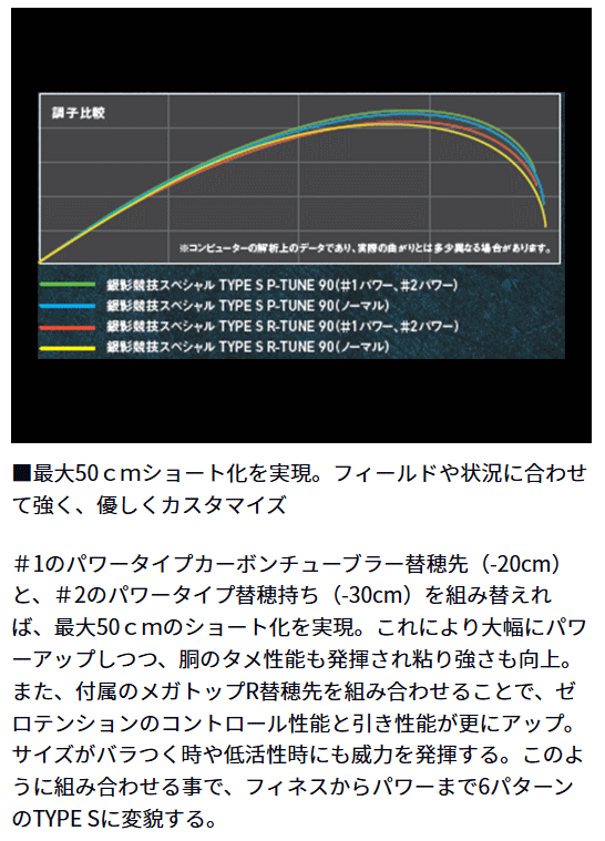 ダイワ 銀影競技スペシャル TYPE S R-TUNE 90・E / 鮎竿 daiwa 釣具_2