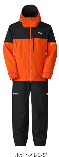 ダイワ ゴアテックス バーサタイルウィンタースーツ DW-1925 ホットオレンジ 2XLサイズ / レインウェア 防寒着 daiwa 釣具