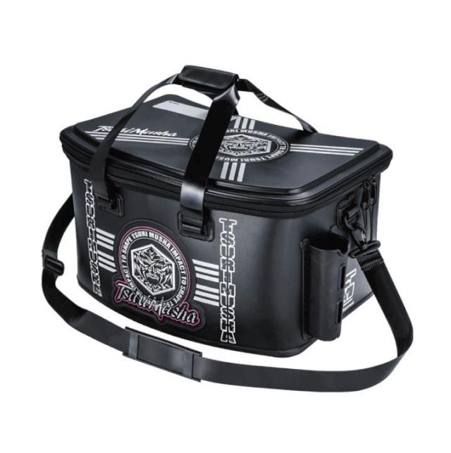 釣武者 MUSHA グローRタックルバッグ 50 ブラック / 釣具