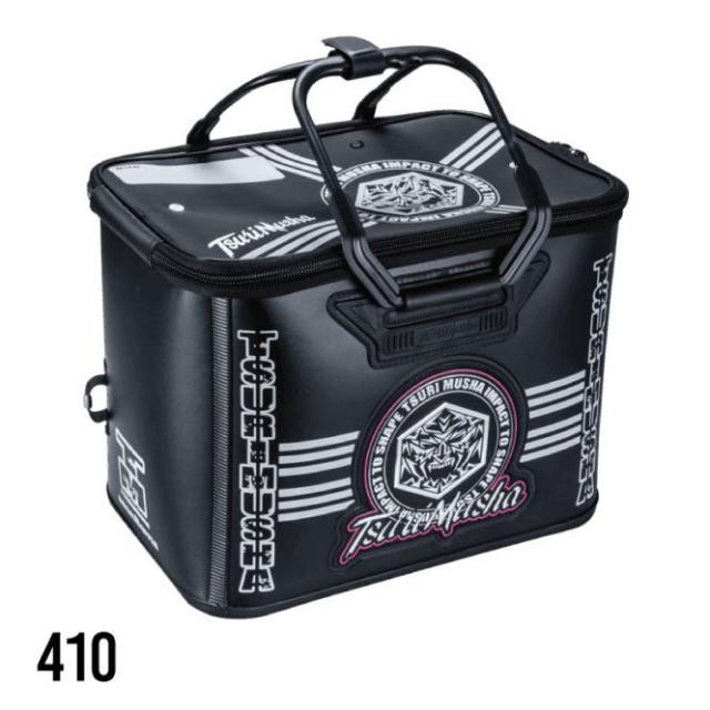 釣武者 MUSHA グローエンブレムバッカン 410 ブラック / 釣具