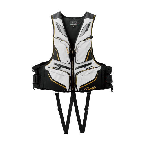 がまかつ フローティングベスト GM-6007 ブラック×ホワイト Lサイズ / 救命具 3月中旬〜下旬頃入荷予定 先行予約受付中