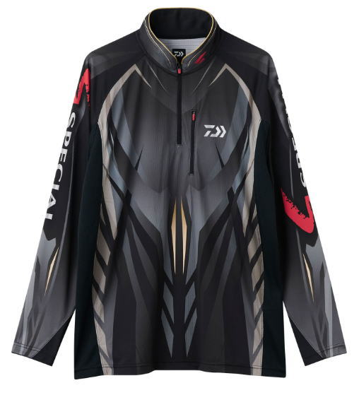 ダイワ DE-7025 スペシャル ロングスリーブシャツ マスターブラック XLサイズ｜鮎タイツ daiwa 釣具