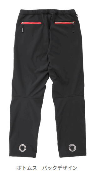 釣武者 3Dストレッチウィンドガードスーツ TM Ver. ブラック Lサイズ