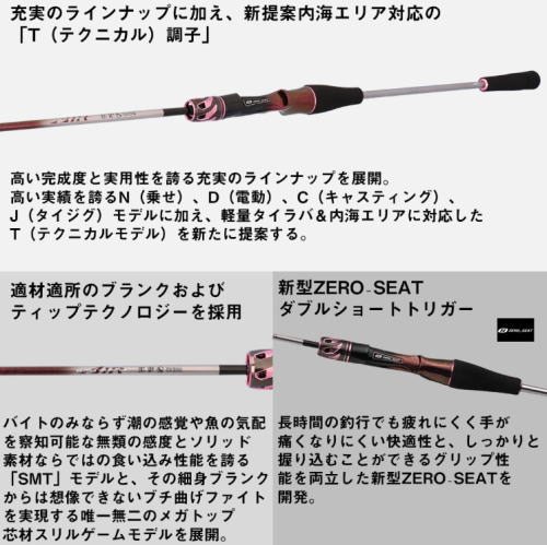 ダイワ 26 紅牙 AIR N64MHB-SMT・E ベイトモデル / 船竿 daiwa 釣具