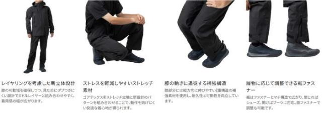 シマノ RA-022Z ゴアテックス ストレッチ アングラーズシェル プロパンツ05 オフホワイト Mサイズ｜レインウェア shimano 釣具_1