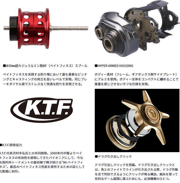 ダイワ 26 タトゥーラ BF TW 8.1L 左ハンドル / ベイトリール daiwa 釣具_2