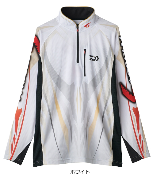 ダイワ スペシャル ロングスリーブシャツ DE-7025 ホワイト 2XLサイズ｜鮎 友釣り ウェア｜daiwa 釣具