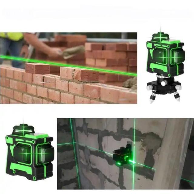 12ライン グリーン レーザー墨出し器/ 3D/墨出し機/墨出器/測定器/水平器/水準器/墨だし器 自動補正機能/ 高輝度 高精度_7