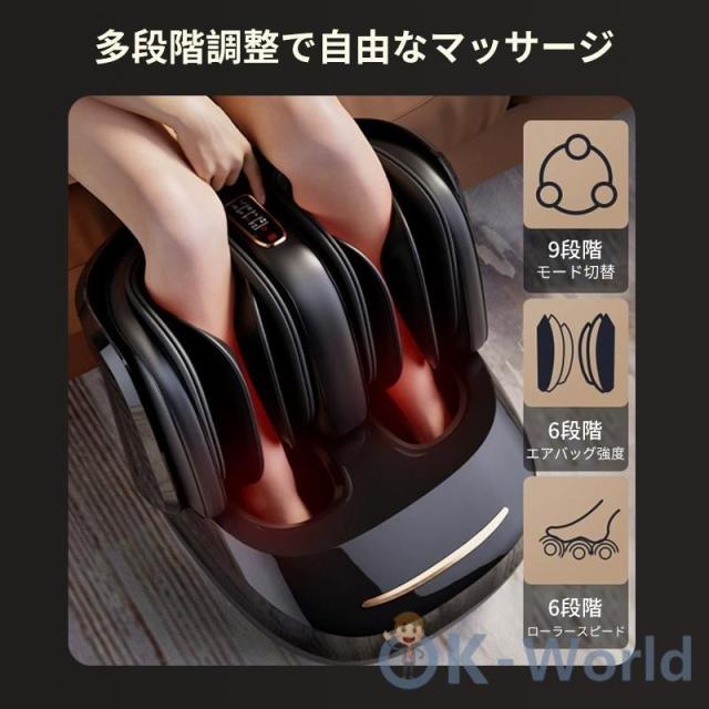 マッサージ器 足 フットマッサージャー 解消グッズ 360° 3Dフットマッサージャー 3way 疲労回復 足ツボマッサージ タイマー機能 敬老の日 プレゼント 新型_14