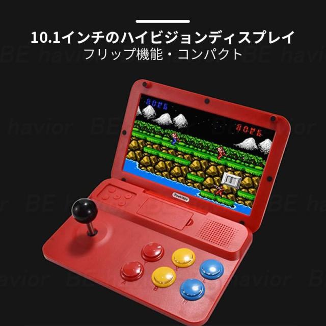 Powkiddy A13ゲーム機 64G Linuxシステム アーケードゲーム機 レトロゲーム 10インチ 1024*600 360°スティック 多人数対戦 HDMIアウトプット 4000mAh_2