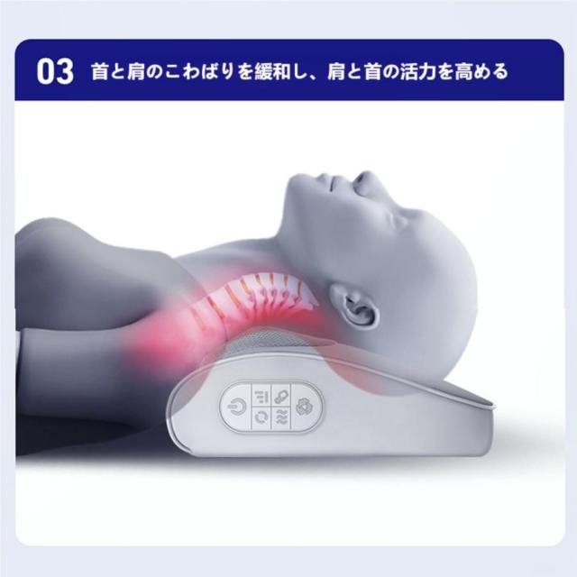 マッサージ器 3Dマッサージピ 「新生活」 多機能マッサージ枕 小型 全身 腰 足 背中 肩 首 電熱 マッサージ枕 多機能 全身 背中 母の日、父の日、敬老の日、誕生日、誕生日祝い、記念日お勧め 高齢者_6