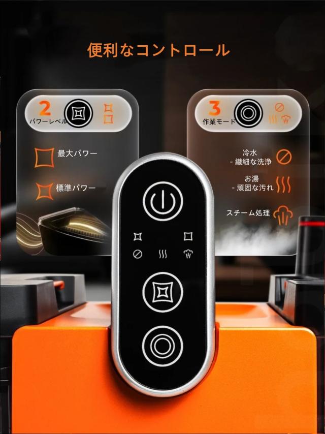 【スチーム高温除菌】布製品クリーナー 1700W強力吸引 99%ダニ除去 7cm深層洗浄 ソファー マットレス カーペット 自清掃機能付き 家中まるごとクリーニング！3モード（水/湯/スチーム） DY-506H 布製品洗浄機 窓ガラスもOK ブラシ&フラットノズル付き コンパクト設計