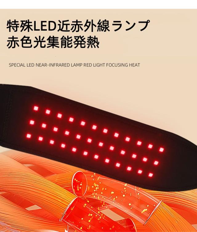 【赤色光&温熱&振動】マッサージ コードレスリストバンド 36LED 3段階温度 5段階按摩 磁着電池 マウスハンド 手首痛 ケア HGHW01 パソコン手首の救世主！親指固定 Type-C充電 スポーツにも 簡単操作 手首サポート ブラック 母の日、父の日、敬老の日_4