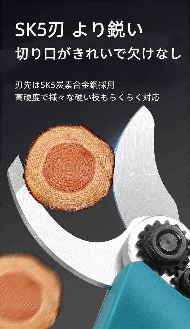 【2026年新モデル】AOTUO 高枝剪定鋏＆チェーンソーセット 36V リチウム電動 2m伸縮ポール付き 4m高枝対応 SK5刃 軽量0.95kg 3.0Ah大容量バッテリー 伐木 剪定 庭木 果樹園 ギフト_9