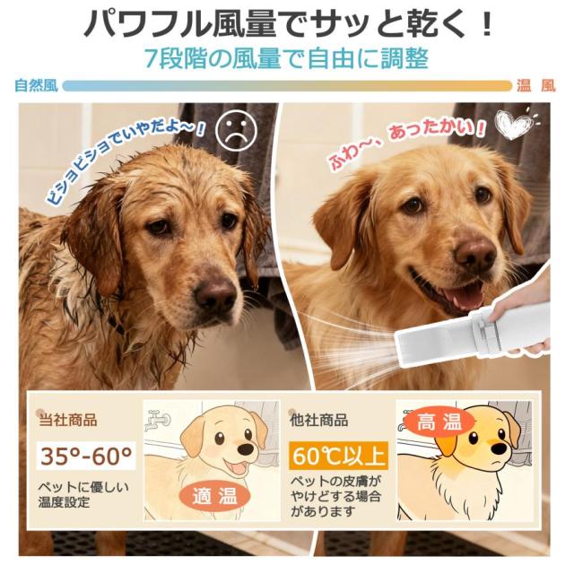 【10％OFF】ペットドライヤー 犬 大風量 プロ 犬用ドライヤー 業務用 美容ケア 家庭用 ブロワー 風量/温度調整 4ノズル付 乾燥機 小型犬 大型犬 猫 乾燥 爆買
