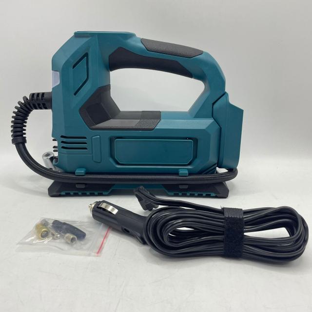 電動空気入れ マキタ 裸機 充電式空気入れ コードレス エアコンプレッサー LEDライト付 LCDデジタル表示 自動車 自転車 バイク ボール_1