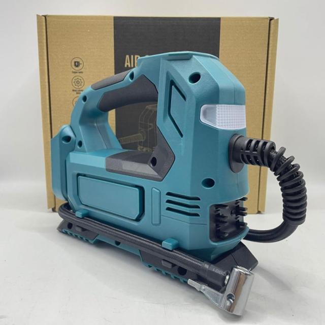 電動空気入れ マキタ 裸機 充電式空気入れ コードレス エアコンプレッサー LEDライト付 LCDデジタル表示 自動車 自転車 バイク ボール_12