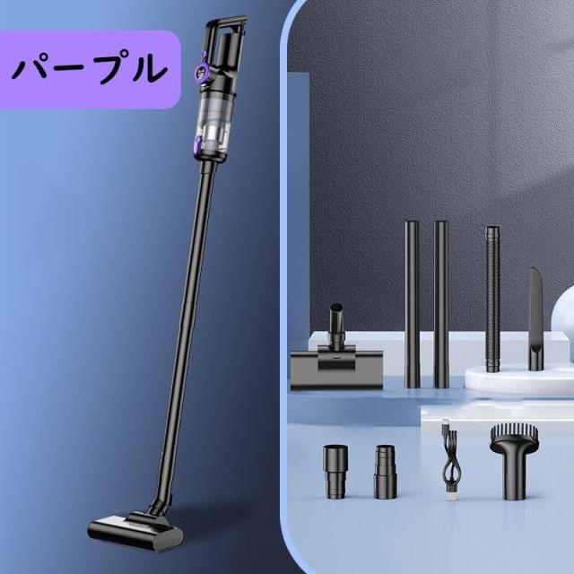 掃除機 コードレス 充電式 5WAY 48000Pa サイクロン式 USB-TypeC充電式 軽量ハンディ掃除機 強力吸引 スティック 一人暮らし 省エネ 静音 女性 車両用 2025 最新_2