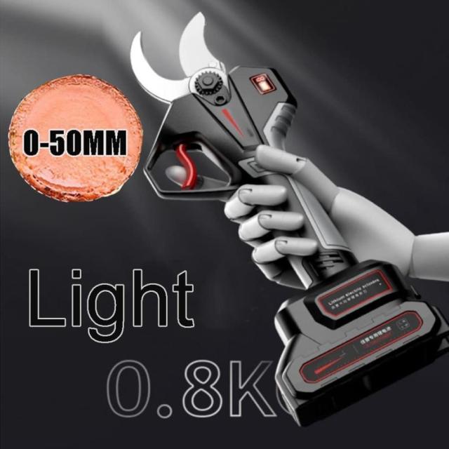 電動高枝切りバサミ 充電式剪定ばさみ 高枝切り延長ポール130-220cm 電動ハサミ 剪定鋏 コードレス プロ 剪定 刃の開きを任意調整 切断径45mm ドイツ 技術_3