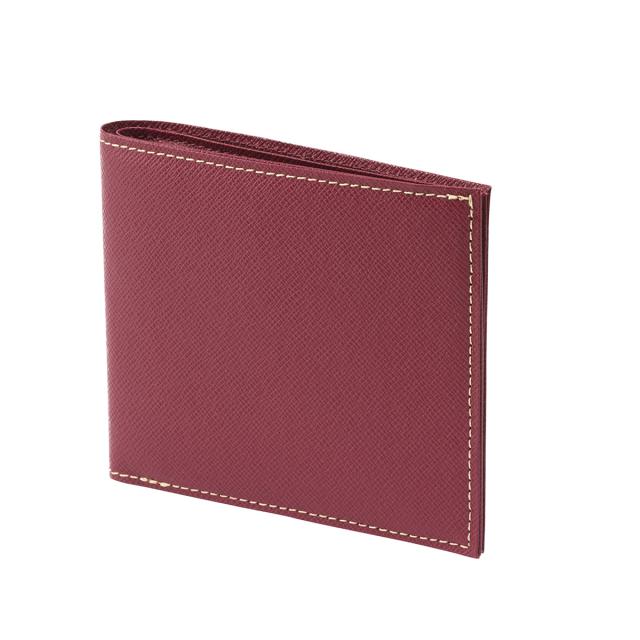 FRUH（フリュー） 日本製 極薄 2つ折り スマートウォレット GL012L-PK ピンク FRUH（フリュー）コードバン スマートショートウォレット\u2010極薄 二