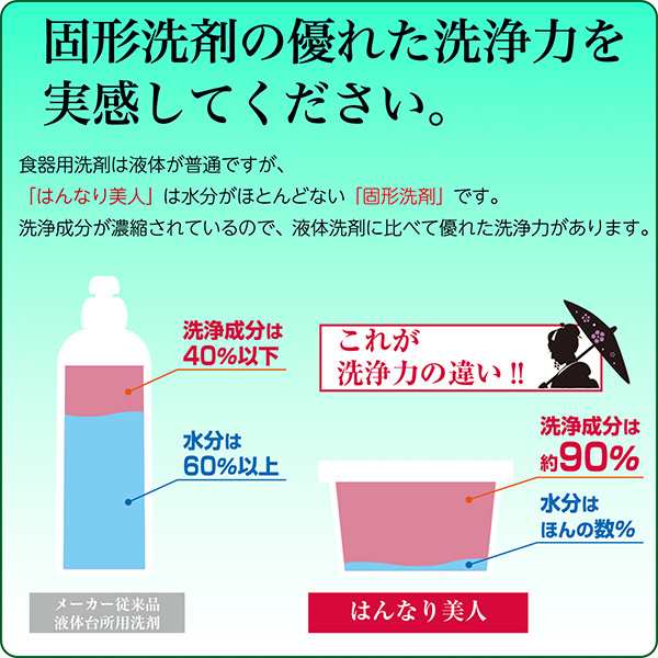 はんなり美人 3個セット 太田さんのこだわり洗剤‐200g 固形洗剤 固形