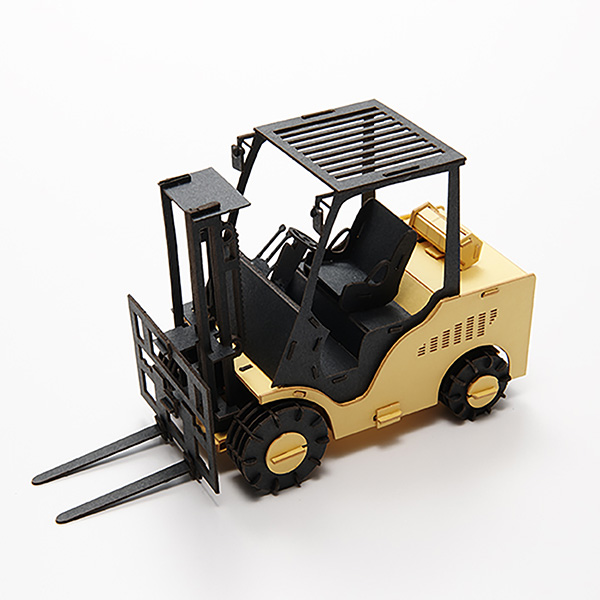 カーズクラフト フォークリフト ペーパークラフト キット 重機 働く車 組み立て 組立 ミニチュア ペーパーモデル 工作キット あおぞらの通販はau Pay マーケット Kurazo よろずやくら蔵