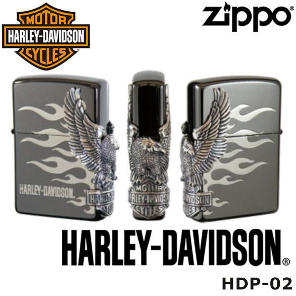 日本限定 正規品 ZIPPO HARLEY-DAVIDSON サイドメタル HDP-02 ジッポーライター ジッポー ジッポライター ジッポ Zippo ハーレー ダビッドソン ハーレー オイルライター 白頭鷲の通販は