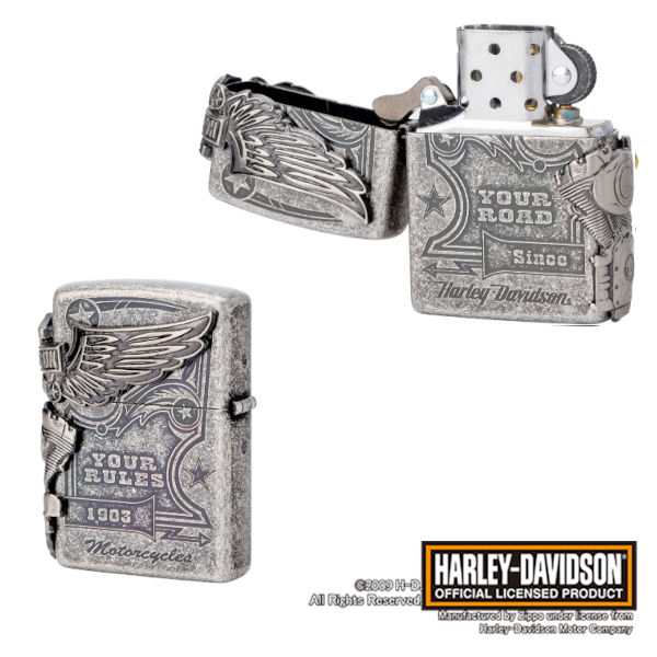 日本限定 正規品 ZIPPO HARLEY-DAVIDSON HDP-28 ジッポーライター