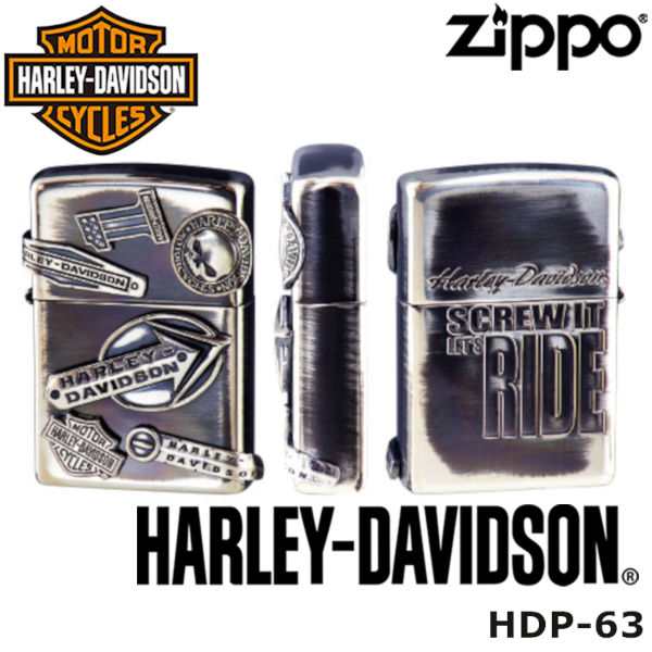 日本限定 正規品 ZIPPO HARLEY-DAVIDSON HDP-63 メイクメタル ジッポー