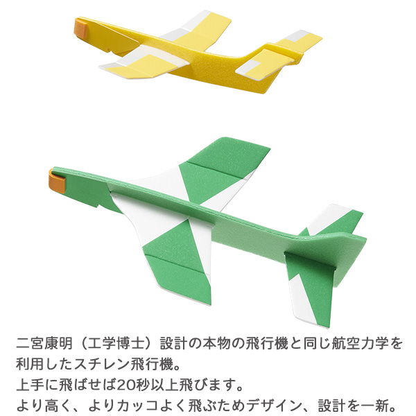 ウイングスプレーン サン Wings Plane Sun 二宮康明設計 飛行機 立体 組立式 スチレン 航空力学 よく飛ぶ あおぞら アオゾラ 知育 玩具の通販はau Pay マーケット Kurazo よろずやくら蔵