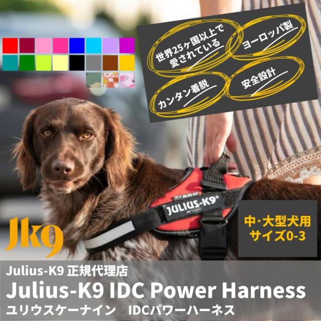 【日本総代理店直営店】 【送料無料】世界25カ国以上で愛されている機能性抜群ハーネス【Julius-K9】ユリウスケーナイン・ＩＤＣパワーハーネス Ｓｉｚｅ0〜3 中の通販は 6,600円