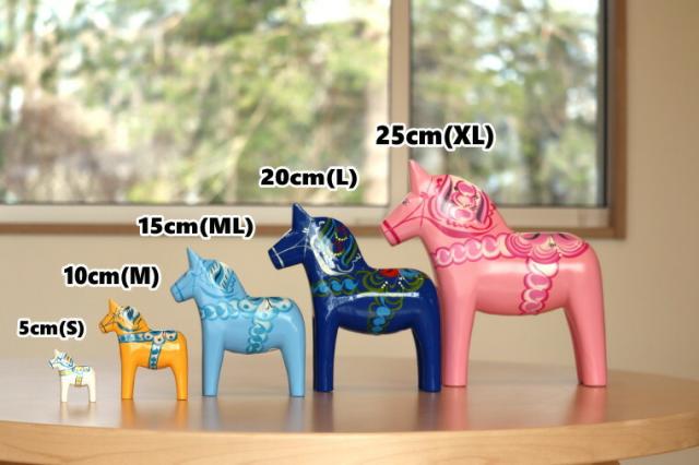 【幸せを運ぶ馬】ダーラナホース・ＸＬサイズ（２５ｃｍ）・スタンダードカラー【ダーラヘスト】_2