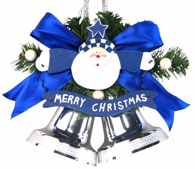 クリスマスベル25cmブルー ベルハンガー サンタ2ヶベル の通販はau Pay マーケット クリスマス専門店kobe Craft