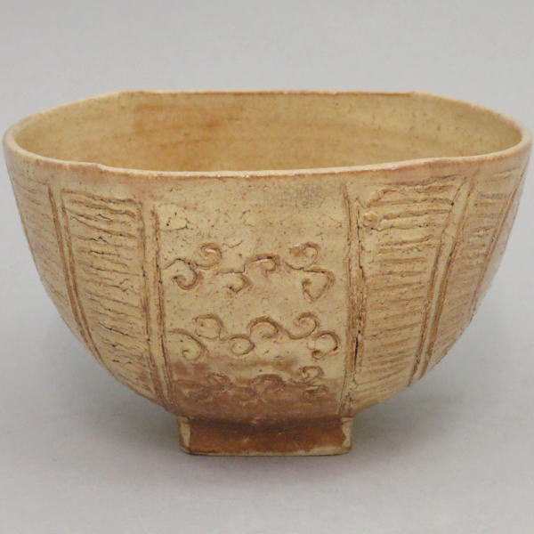 茶器/茶道具 抹茶茶碗】 萩焼き 俵手（俵形） 大野瑞峰作 購入正規品