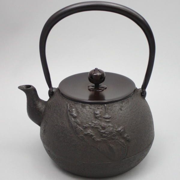 茶器/茶道具 鉄瓶】 長閑形 山水 佐藤清光作 【SALE】 茶器・茶道具