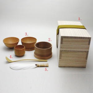 茶器/茶道具セット 水屋道具】 茶掃箱セット （茶掃箱・茶篩・茶漏斗