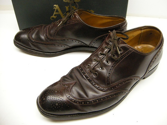中古 Used品 Alden オールデン X Brooks Brothersブルックスブラザーズ シェルコードバン ウイングチップシューズ 64 Wing Tip Shoes の通販はau Pay マーケット ミッケ