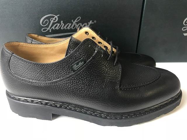 Paraboot パラブーツ Avignon アヴィニョン グレインレザーシューズ Uチップシューズ Vチップ Griff Raf Noire Gr Noir ブラック の通販はau Pay マーケット ミッケ