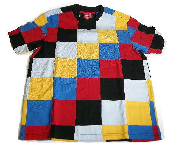 supreme patchwork pique tee